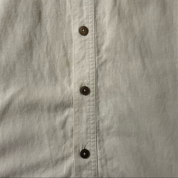 Patagonia Off White Button Down Shirt / Size M - Picture 6 of 9